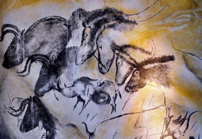 Chauvet´s cave painting of horses, ca. 25 k years - THE GOLDEN SPRINGTIME
